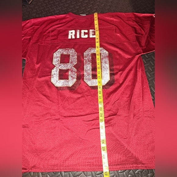 Vintage NFL #80 Jerry Rice San Francisco 49ers logo atheltic football jersey - Picture 9 of 16
